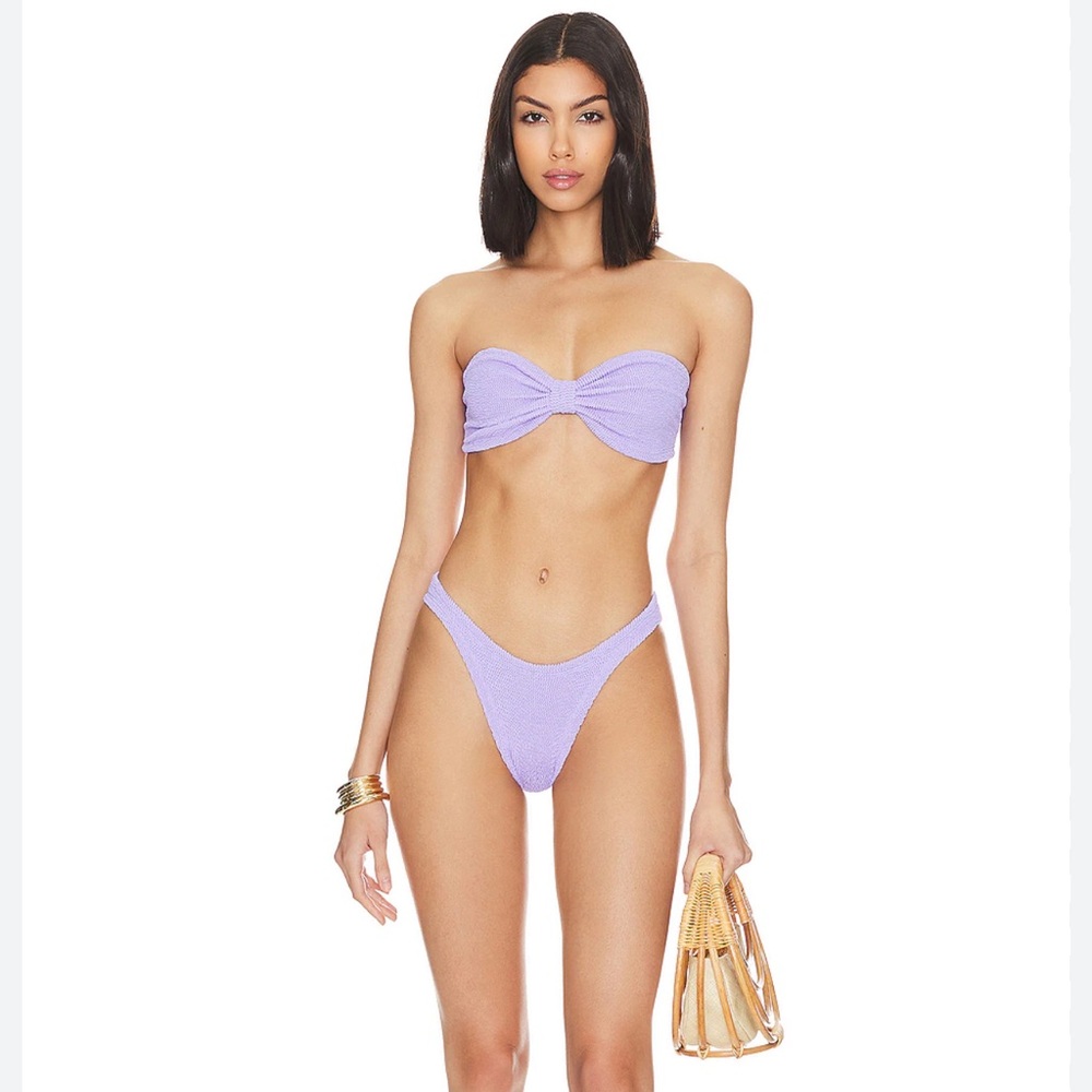 Hunza G Jean bikini set lilac
